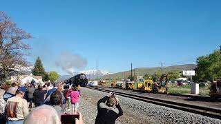 UP 4014 Big Boy arriving at Morgan, UT 5/12/19