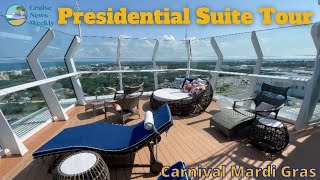 Carnival Excel Presidential Suite on Mardi Gras Cruise Ship