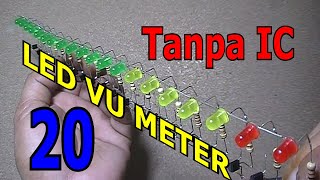 20 LED VU DISPLAY tanpa IC