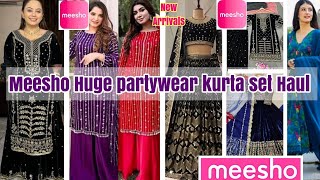 👗😍||Meesho Haul||Meesho partywear kurta set haul/Designer gowns/sequence Lahenga ||wedding Dresses||