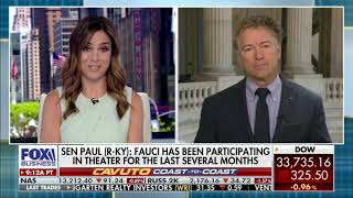 Dr. Rand Paul talks with Jackie DeAngelis about Dr. Fauci's Lies and Misinformation - May 19, 2021