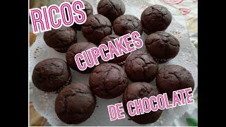 COMO HACER CUPCAKES DE CHOCLATE /Vanessa y su dulce sabor