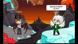 devils dont fly 😈😇💔// gacha life komahina