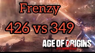 Frenzy 426 vs 349 Age of Origins