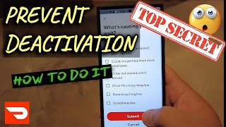 How to prevent DEACTIVATION tutorial. Doordash and Ubereats bike delivery.