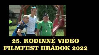 Pozvánka na 25. Rodinné video - FILMFEST Hrádok  2022