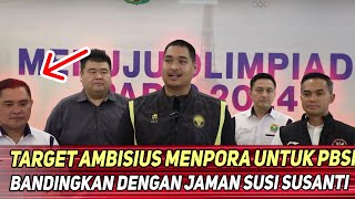 GEGER !!! MENPORA Sambangi PBSI dengan segudang target !!! memberatkan ??