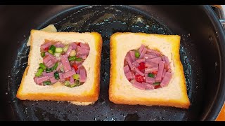 EASY AND FAST TOAST FOR BREAKFAST | JUST 10 MINUTES | YOU MUST TRY IT