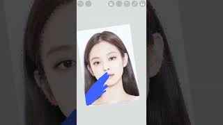 Jennie with blue hair💙💙