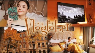 Cooking, Reading & Old Movies | VLOGTOBER