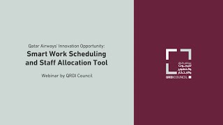 QOI Webinar: Smart Work Scheduling and Staff Allocation Tool by Qatar Airways & QRDI Council