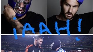 Por fin #GIGNAC conoció a su luchador favorito: #BLUEDEMONJR