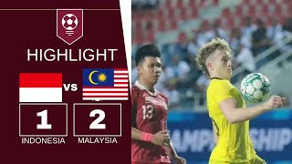 Indonesia Takluk Oleh Rival Abadi | Highlight Indonesia U23 VS Malaysia U23