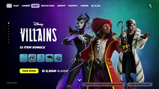 Fortnite Item Shop 10/18/2024 DISNEY VILLAINS