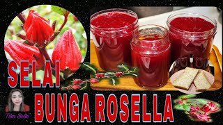 Selai Bunga Rosella || Homemade Roselle Flower Jam || Resepnya Mudah dan Simpel