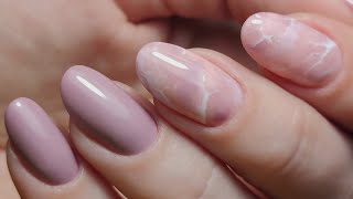 Marmurek na paznokciach krok po kroku || Marble nails || Proste i szybkie zdobienie