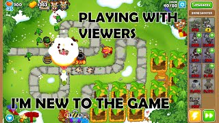 Trying out BTD6 and playing coop with viewers!