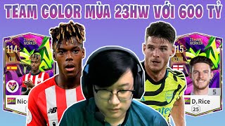 BUILD TEAM THEO TẦM GIÁ TRONG FC ONLINE #39 | TEAM COLOR FULL MÙA 23HW VỚI 600 TỶ | MOST PII