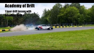 Drifting KA24 200sx with water spray! Szkoła driftu Drifting.pl with Arkadiusz Dudko