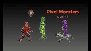 Pixel Monsters Pack 1 Preview