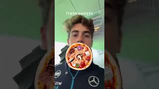 Pizza building with Frankoenstn 😂🤷‍♂️ #AustinGP #USAGP 🇺🇸 #f1