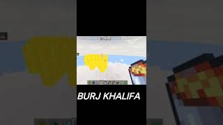 making Burj khalifa in Indian Minecraft #shorts