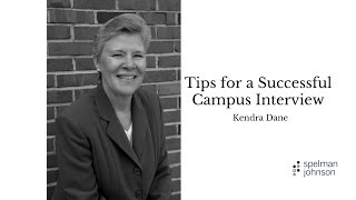 Tips for a Successful Campus Interview