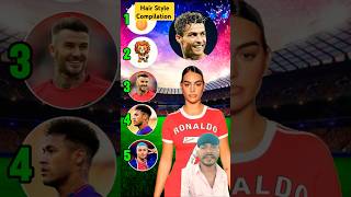 Georgina ranks hairstyle of footballers - Ronaldo vs Messi vs Neymar vs Mbappe vs David Beckham