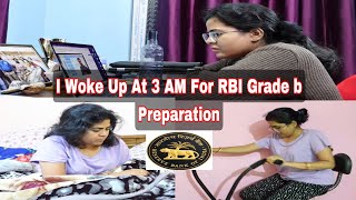 I Woke Up at 3 AM To Study | RBI Grade B Preparation 2023 vlog