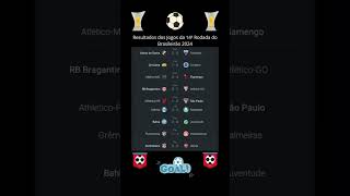 Resultados dos Jogos da 14ª Rodada do Brasileirão 2024