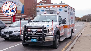 Boston | Boston EMS Ambulance 11, Fire Department Ladder 26 Cross Paths While Responding to Calls