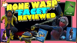 Total Honest Review: Fortnite "BONE WASP" "FACET" Skin "PRIMAL STING" Pickaxe "HORNED STRIKE" Glider