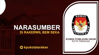 Narasumber RAKERWIL BEM SEKA