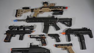 SWAT and Police Style Toy Gun - Airsoft HK416 - CQB Sniper Rifle - MP7 Realistic Toy Guns Collection