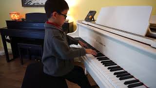 Parker Wolf (age 6) - Faber Piano Adventures 3A, Court Dance