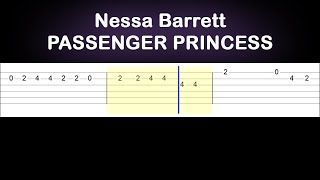 Nessa Barrett - PASSENGER PRINCESS (Easy Guitar Tabs Tutorial)