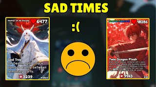 SAD TIMES ARE UPON US - Roblox Anime Card Battle