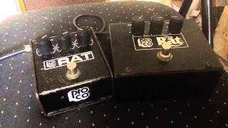 Vintage '88 Proco Rat vs '91 Big box Rat