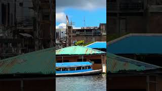 Iquitos from boat ⛴️ Peru Rio Itaya