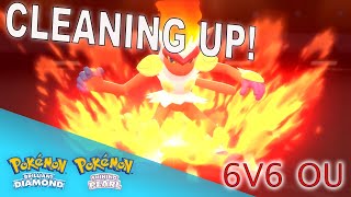 Mixed Infernape Comes In To Clean Up!!! (Pokémon BDSP Wifi Battle)