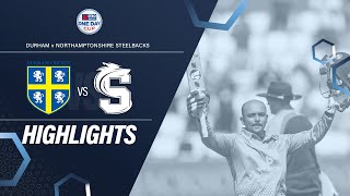 Shaw Propels Steelbacks To Victory | Durham v Steelbacks | Metro Bank One Day Cup Highlights