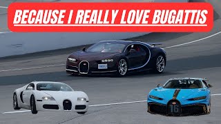 A BUNCH OF BUGATTI'S: FROM THE HIGHEST MILEAGE CHIRON IN THE WORLD TO THE LA VOITURE NOIRE