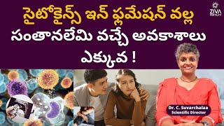 సైటోకైన్స్ ఇన్ ఫ్లమేషన్ వల్ల | Inflammatory Cytokines Role In Infertility | Dr C Suvarchala | Ziva