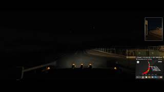 American Truck Simulator - Night Truckin' - This game is fun.