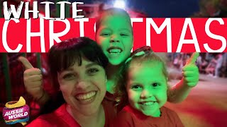 Aussie World White Christmas spectacular | The girls FIRST rollercoaster!  VLOGMAS 2022