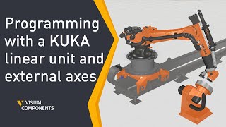 KUKA Sim AddOn Part 3 Programming with a KUKA linear unit and external axes