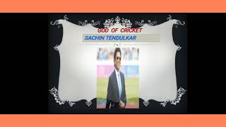 GOD OF CRICKET SACHIN'S RECORD|| CRICKET || HINDI || by Dhruv VYAS