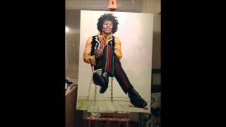 CMcC paints Jimi Hendrix