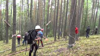 Чемпионат г  Минска по ТПМ Туристские игры 2014 веревочный городок длинная личная личная ч1