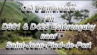 Col d'Elhursaro van D301 & D428 Estérençuby naar Saint-Jean-Pied-de-Port Honda CRF 1000 ATAS